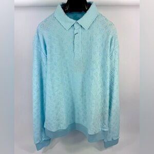 Louis Vuitton x Pharrell LV x Tyler The Creator Monogram Long Sleeve Polo Shirt